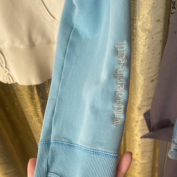 Element Cream and Light Blue Zip-Up Hoodie - Picture 6 of 6